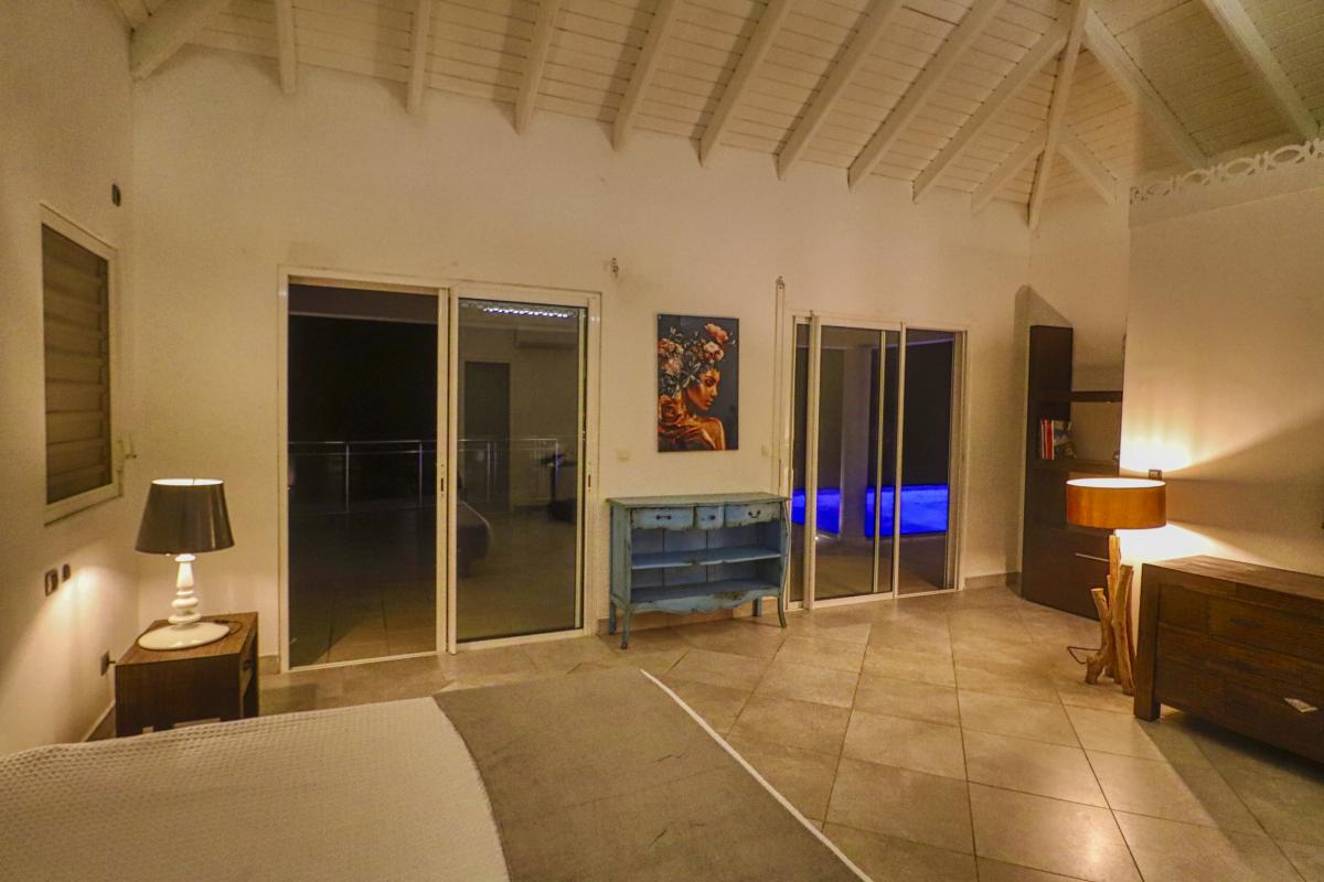 A louer villa vue mer Oyster Pond Saint Martin_ Master de nuit-12